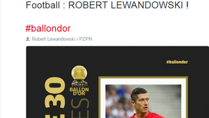Lewandowski nominowany do Złotej Piłki