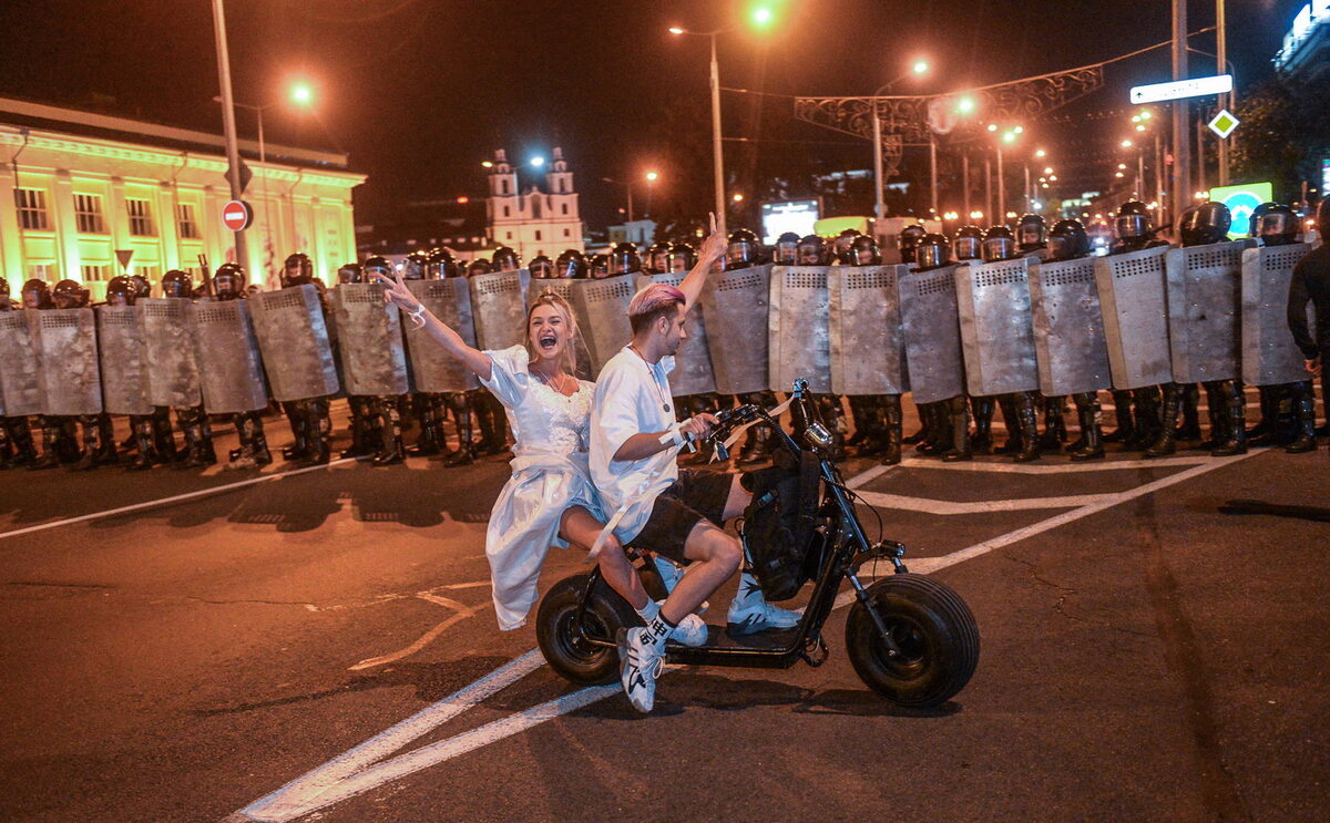 Protest na Białorusi (9.08) 