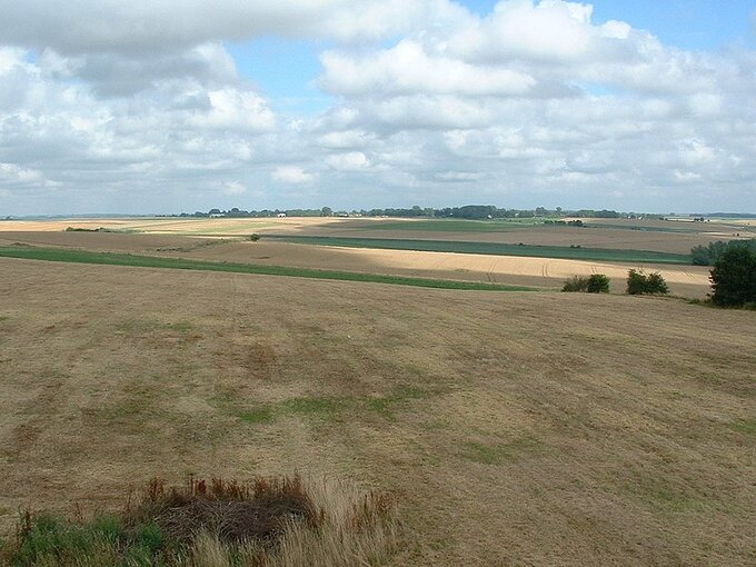 Miejsce bitwy pod Crecy, zdjęcie współczesne