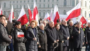 Miniatura: Miesięcznica smoleńska. Kaczyński wrócił...