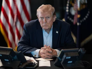 Miniatura: Modlitwa w Gabinecie Owalnym. Pastorzy...