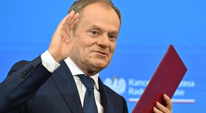 Miniatura: Tusk obstawił wynik meczu Polska –...