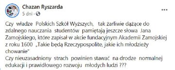 (2/2) Jak przekonuje prof. Ryszarda Chazan z&nbsp;Katedry i&nbsp;Kliniki Chor&oacute;b Wewnętrznych Pneumonologii i&nbsp;Alergologii Warszawskiego Uniwersytetu Medycznego, ta&nbsp;sytuacja nie&nbsp;powinna powodować zamykania szk&oacute;ł i&nbsp;ograniczania normalnego funkcjonowania.