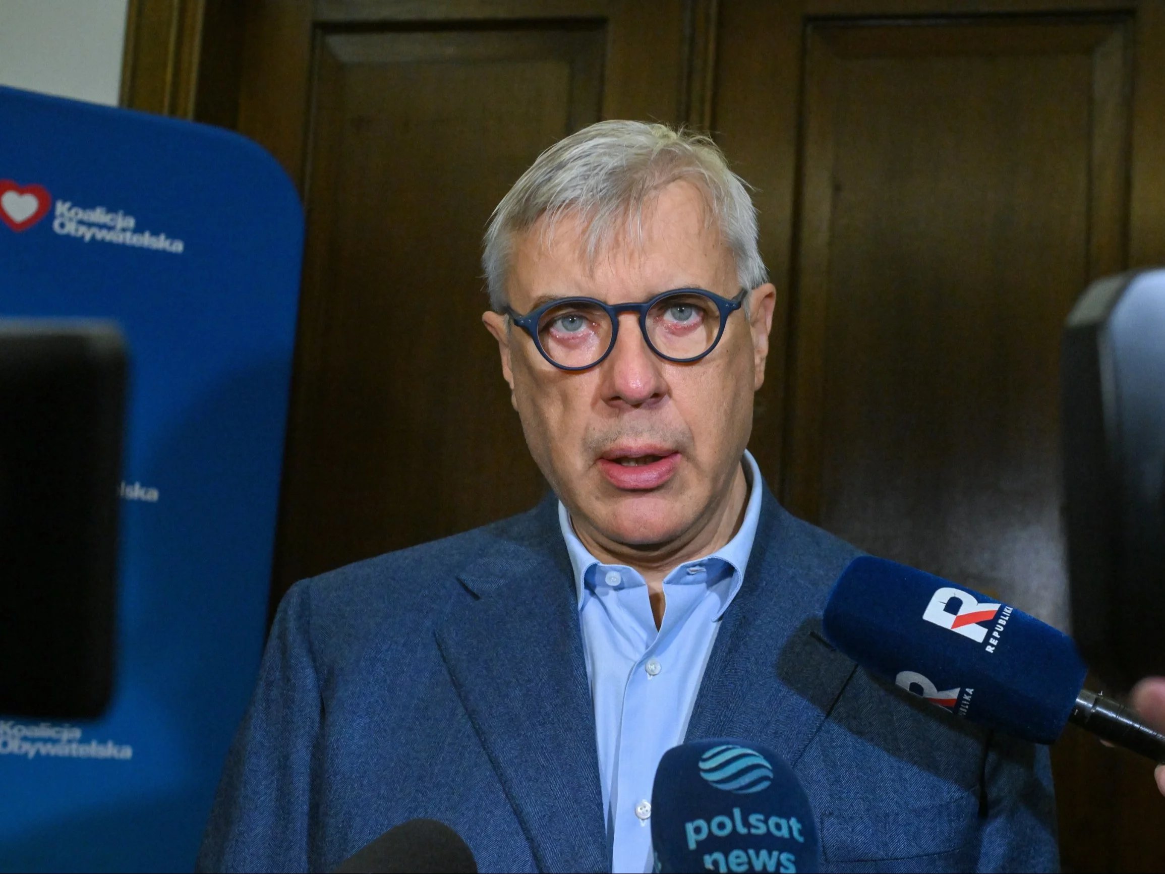 Poseł KO Roman Giertych
