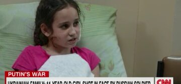 11-latka została postrzelona przez rosyjskiego żołnierza podczas ewakuacji z Mariupola, na wschodzie Ukrainy.
