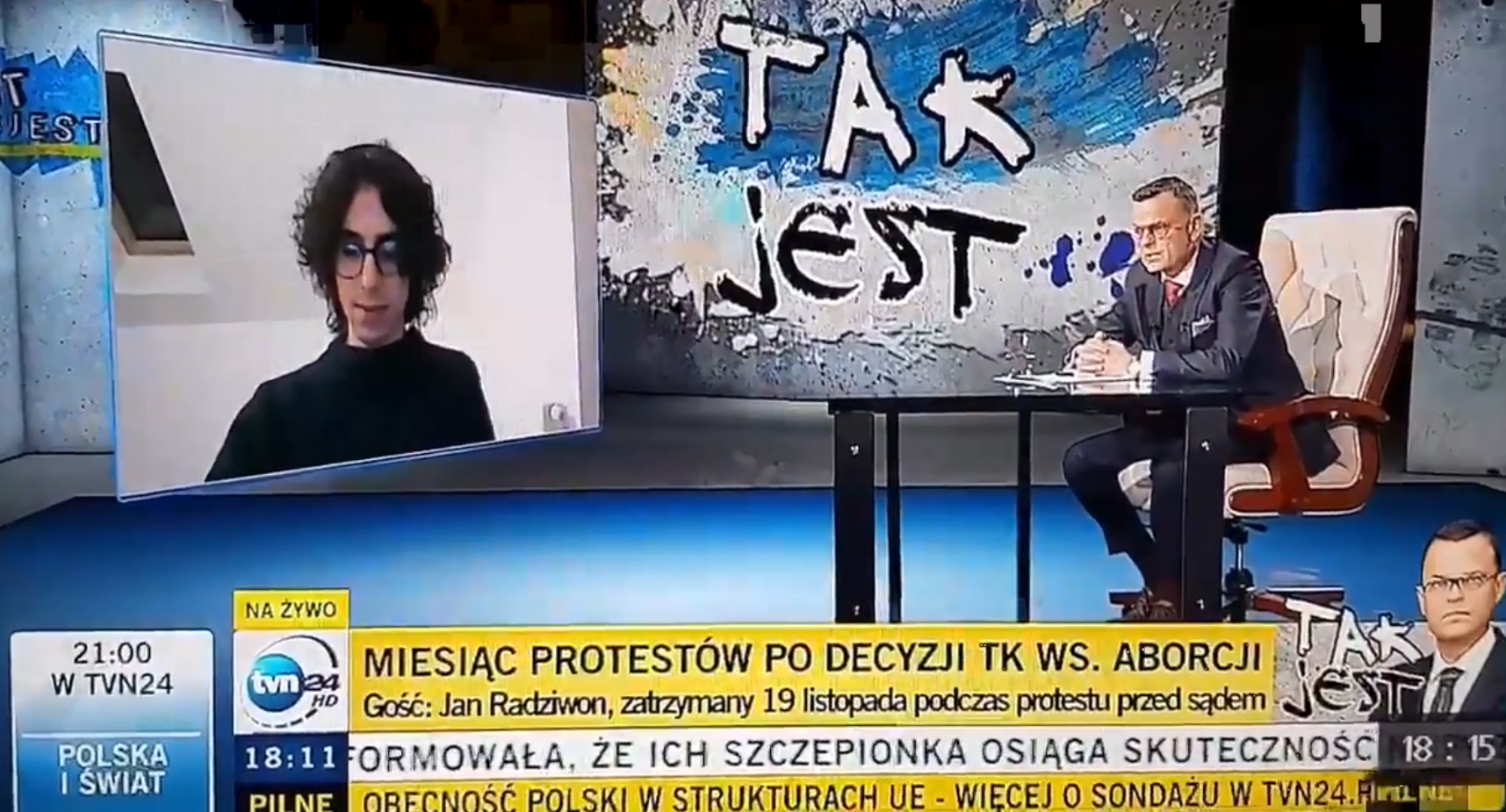 Program "Tak jest" w TVN24