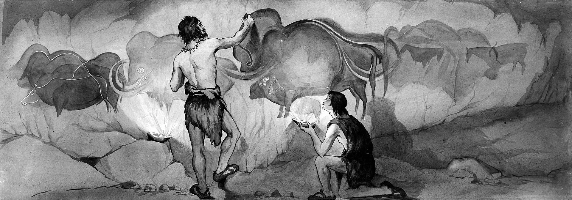 Wyobrażenie ludzi z czasów kultury magdaleńskiej