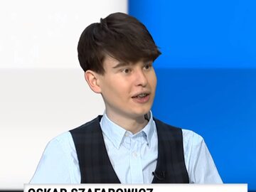 22-letni Oskar Szafarowicz, działacz młodzieżówki Prawa i Sprawiedliwości