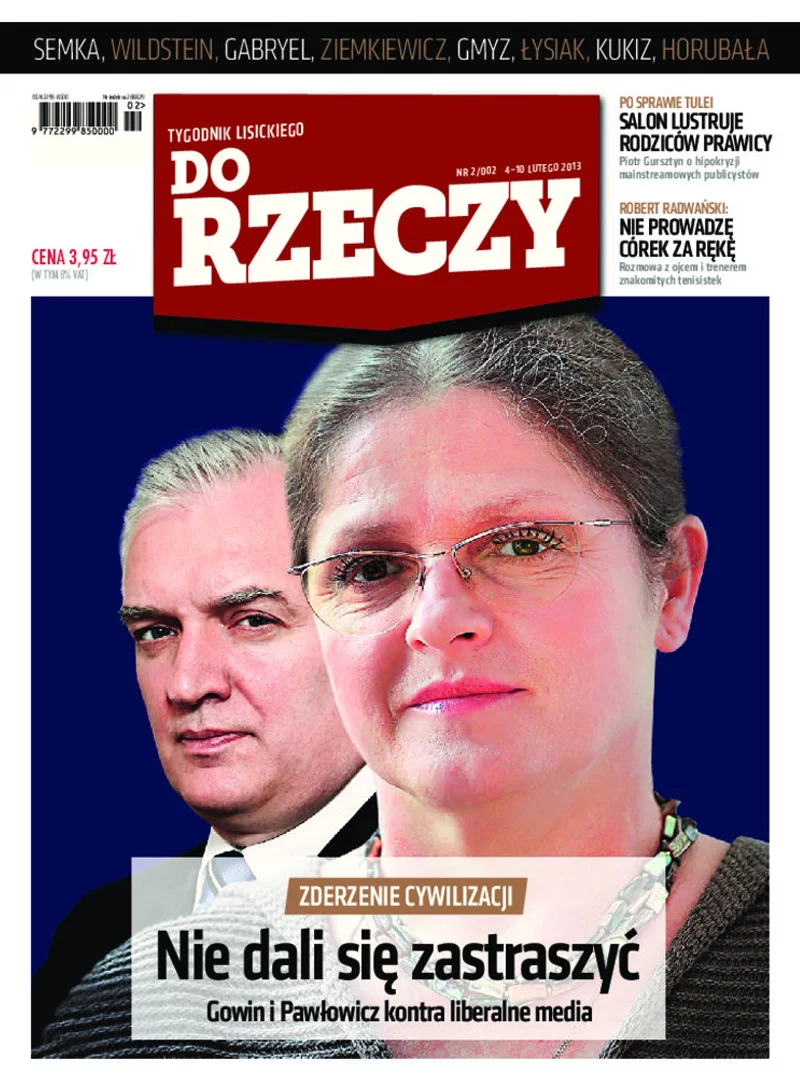 Okładka tygodnika Do Rzeczy 2/002 2013