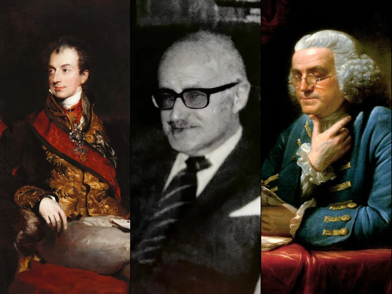 Klemens von Metternich, Nicolas Gomez Davila, Benjamin Franklin