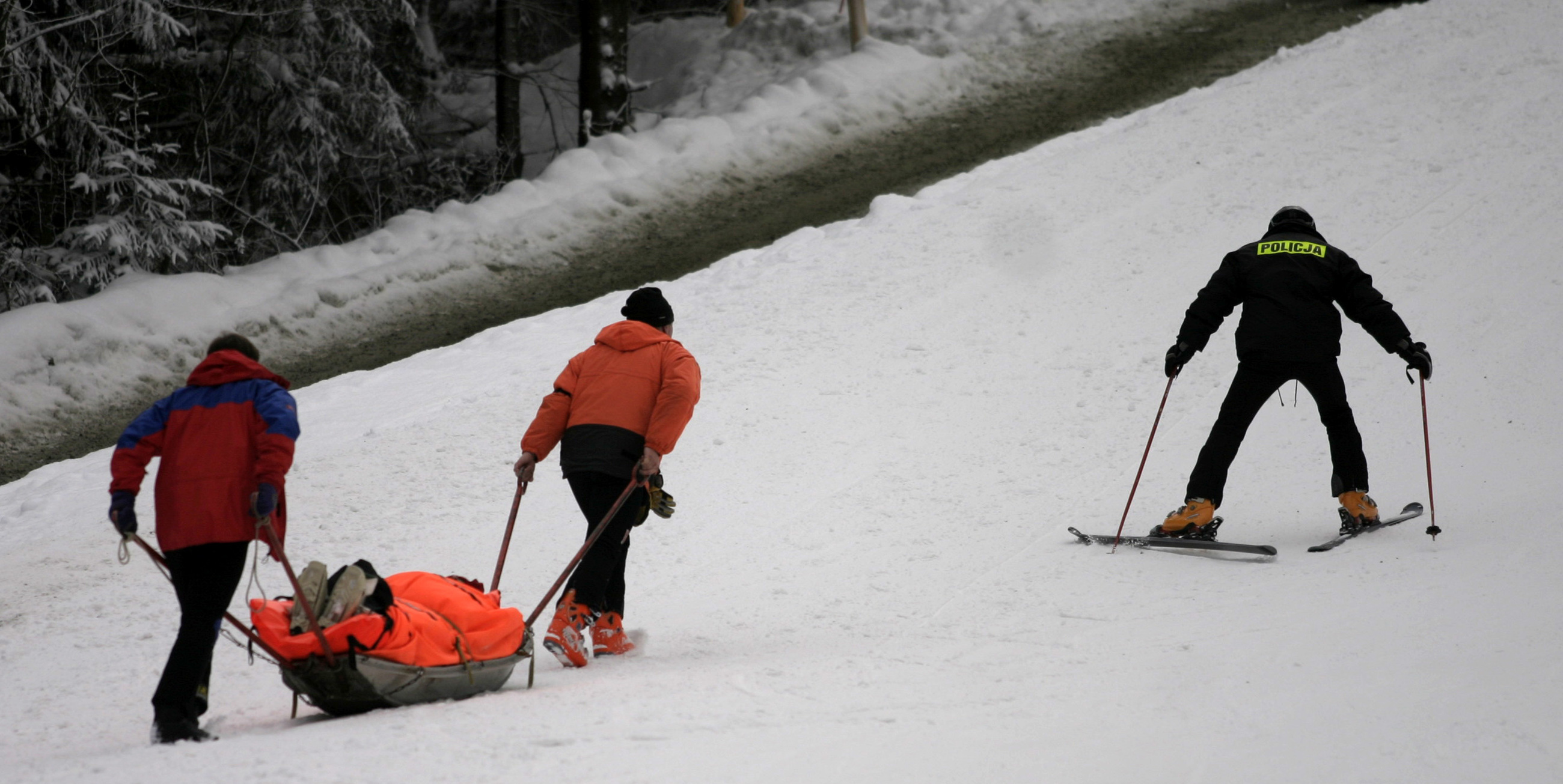 Akcja ratownicza w górach, zdjęcie ilustracyjne