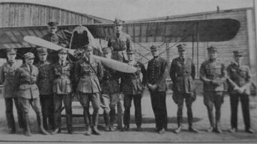 7 eskadra myśliwska im. Tadeusza Kościuszki we wrześniu 1920 we Lwowie.