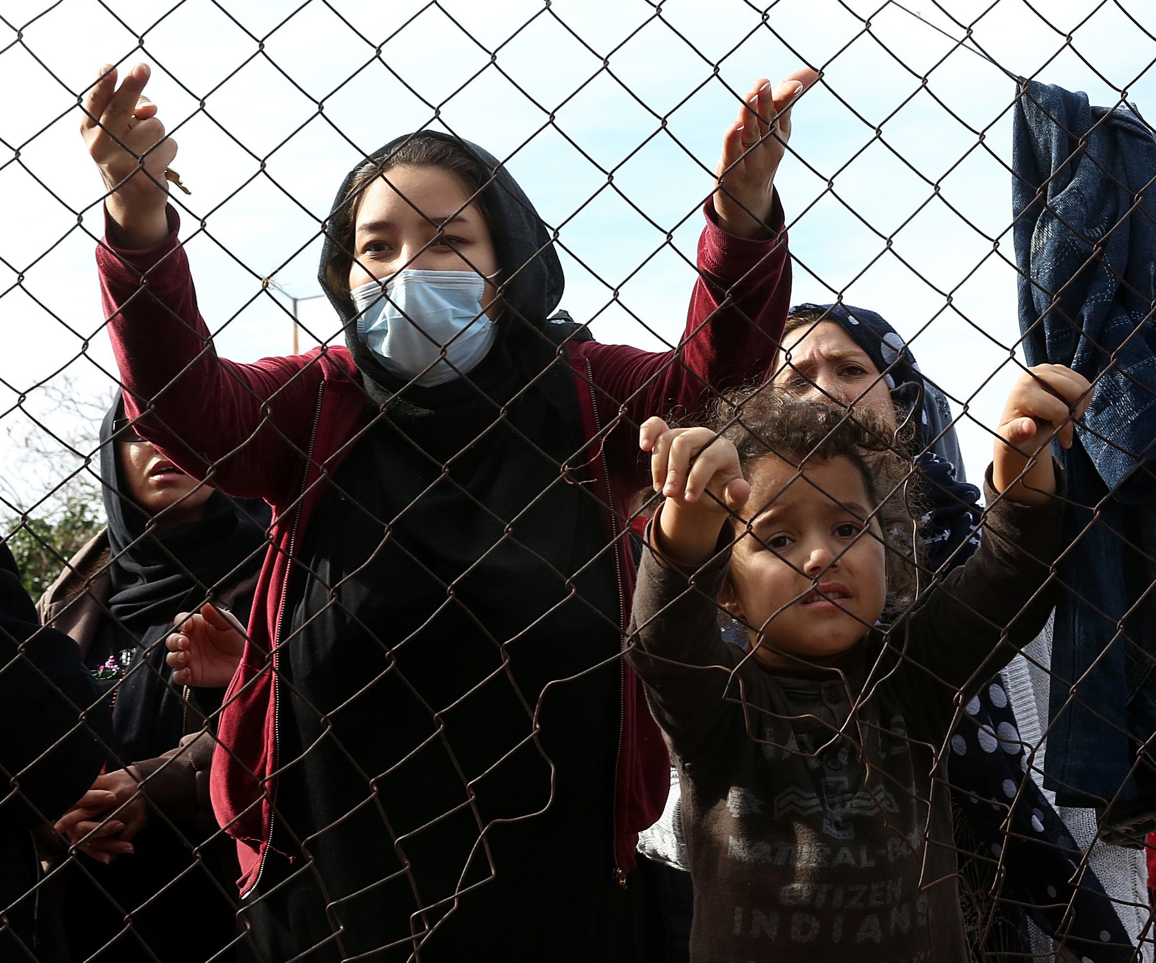 Grecja. Uchodźcy na lotnisku w Atenach