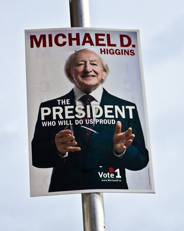 77-letni Michael D. Higgins jest prezydentem Irlandii od 2011 roku.