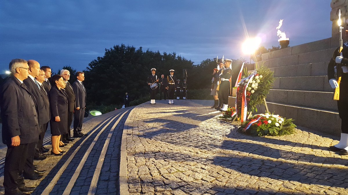 Premier Beata Szydło podczas obchodów 78. rocznicy wybuchu II wojny światowej