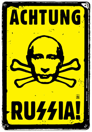"Achtung Russia!", autor Wojciech Korkuć