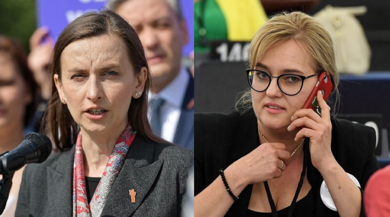 Europosłanki Sylwia Spurek i Magdalena Adamowicz