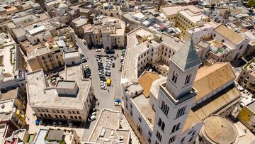 Aerial View of Bari, Apulia, Italy