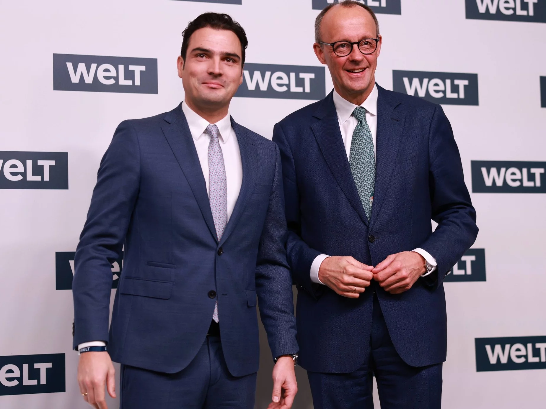 Jan Philipp Burgard i kanclerz Niemiec Friedrich Merz