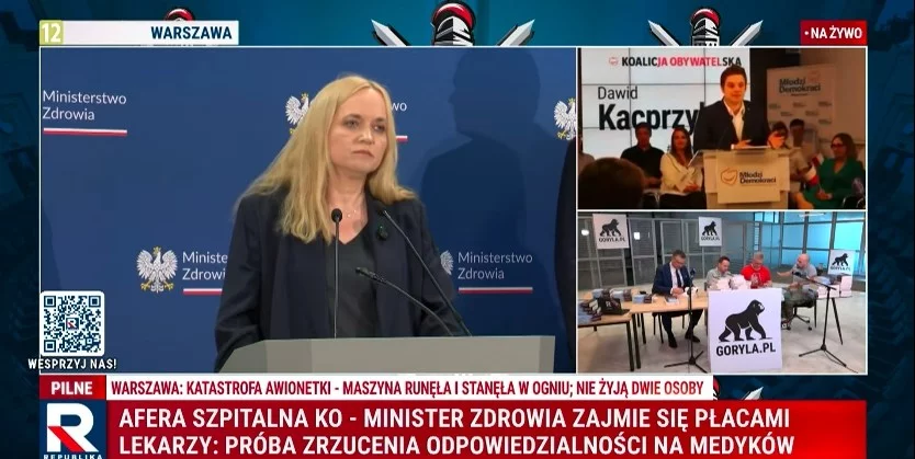 Minister zdrowia Jolanta Sobierańska-Grenda