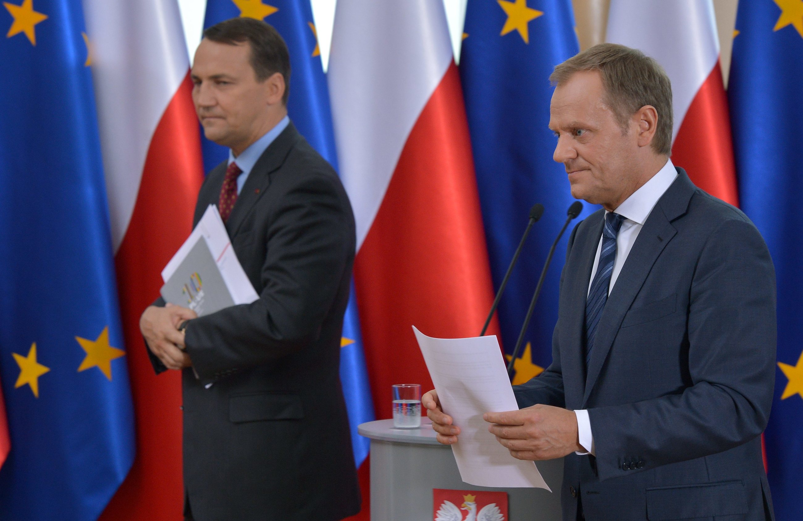 Radosław Sikorski i Donald Tusk