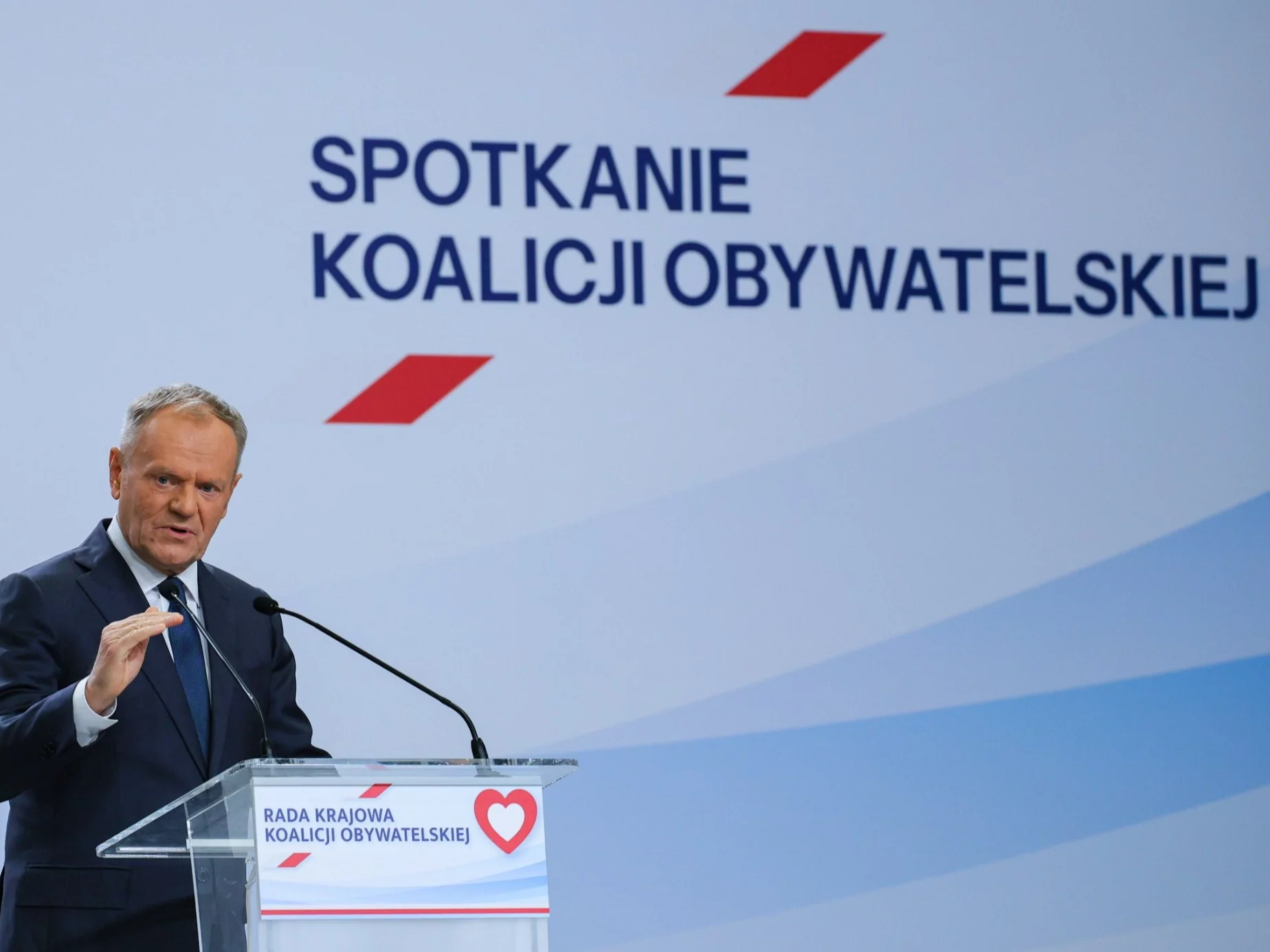 Premier Donald Tusk na Radzie Krajowej Koalicji Obywatelskiej