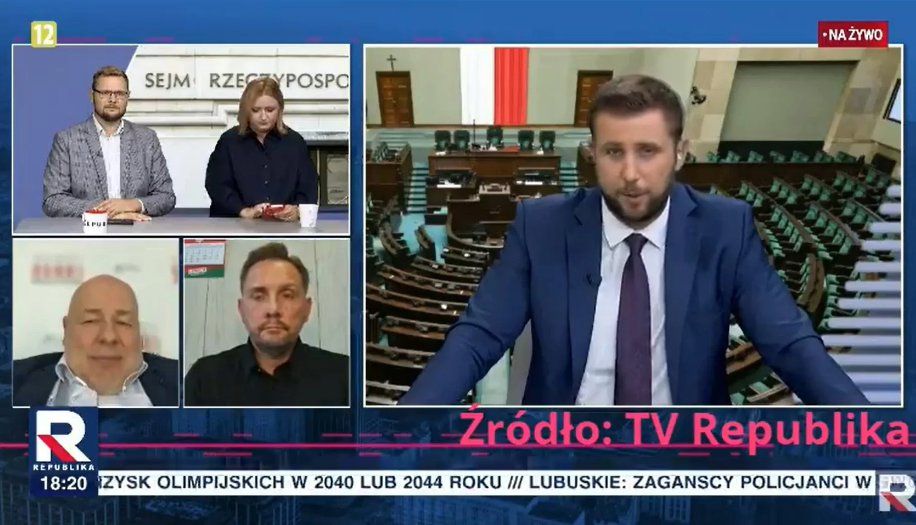 Miłosz Kłeczek i Jan Libicki w TV Republika