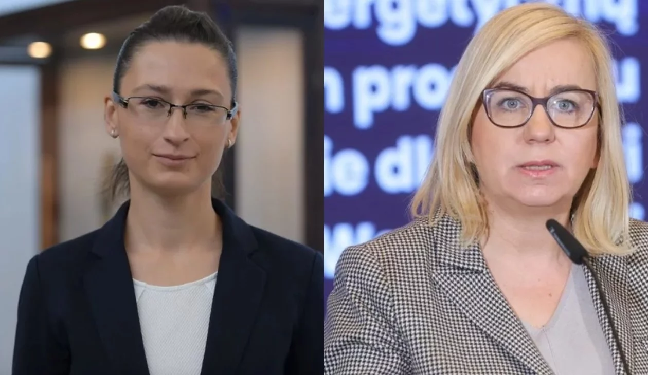 Małgorzata Golińska (PiS) i Paulina Hennig-Kloska (Polska 2050)