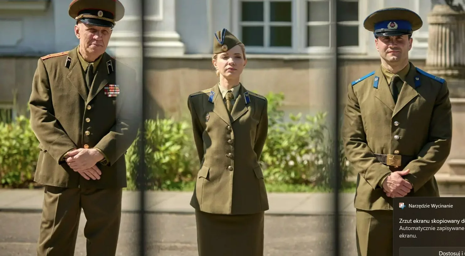 Kadr z serialu "Wojna zastępcza" w TVP1