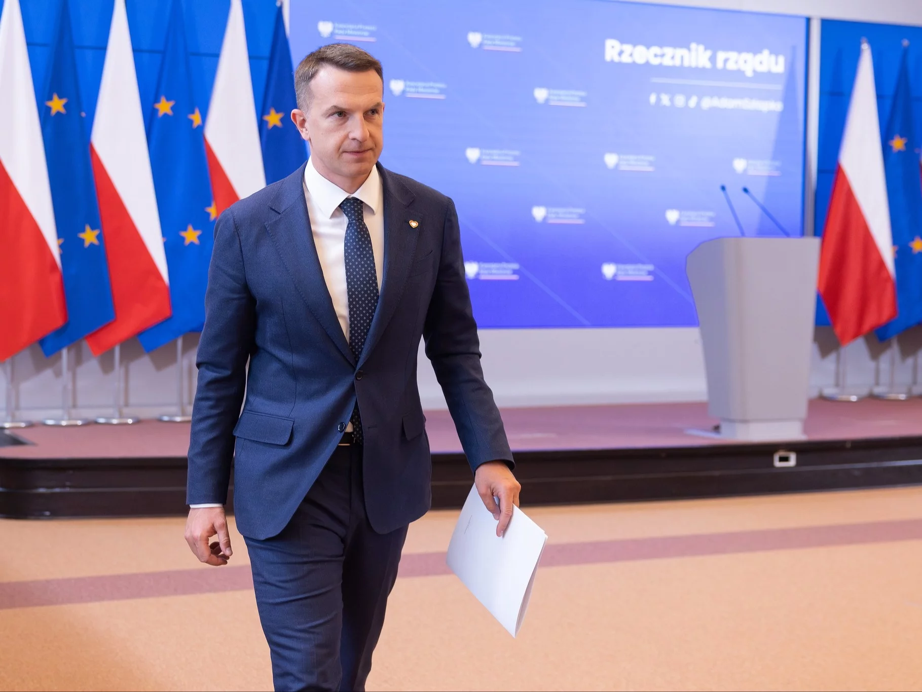 Adam Szłapka, rzecznik rządu