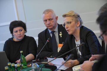 Agaty Diduszko-Zyglewska, Marek Lisiński i Joanna Scheuring-Wielgus