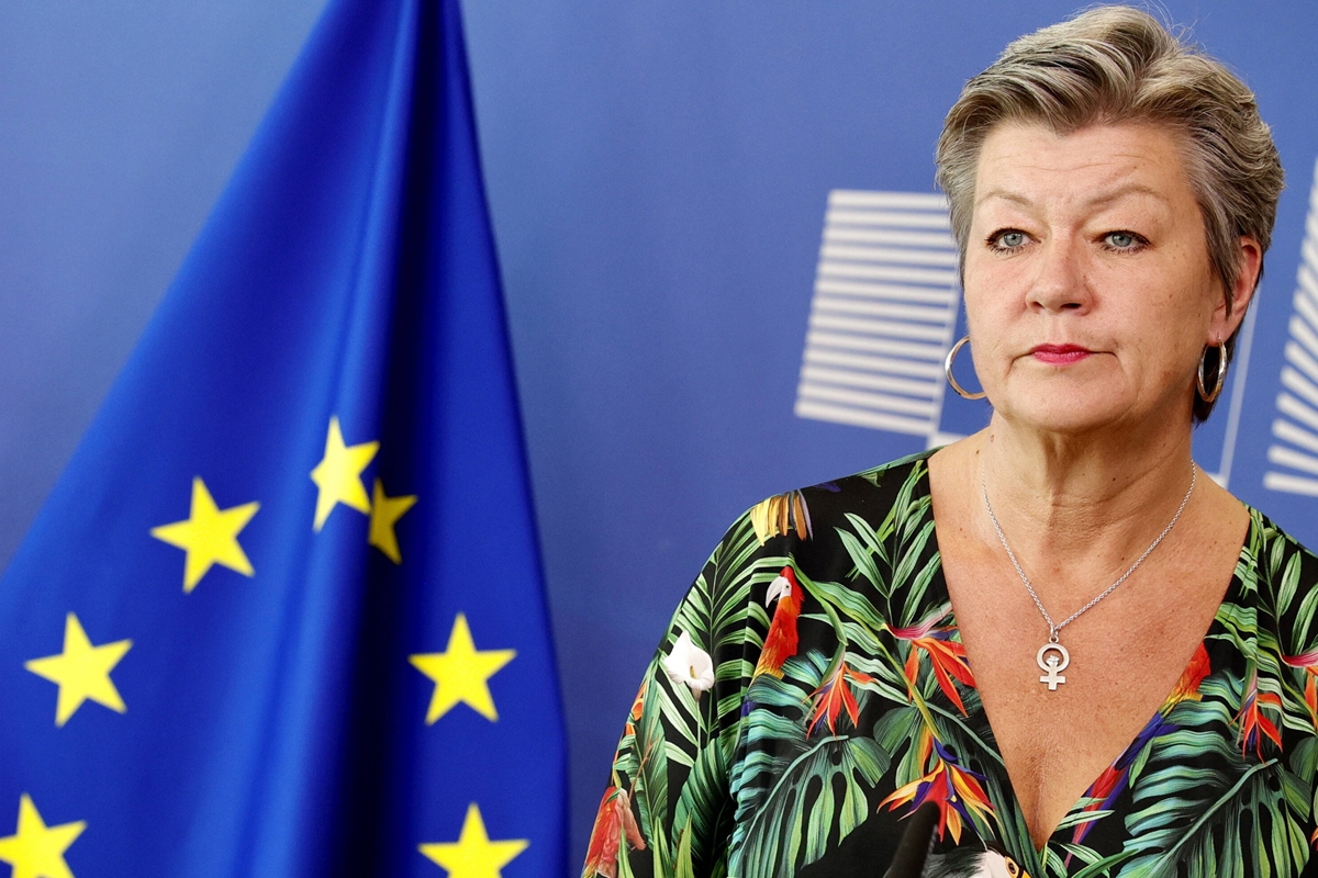 Ylva Johansson, komisarz UE. ds. wewnętrznych