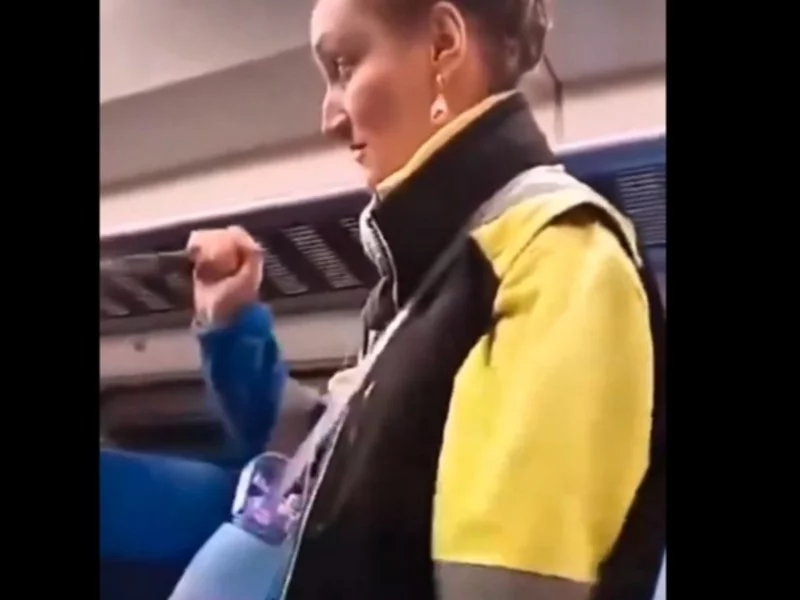 Agresywna Ukrainka w pociągu z nożem groziła Polakom