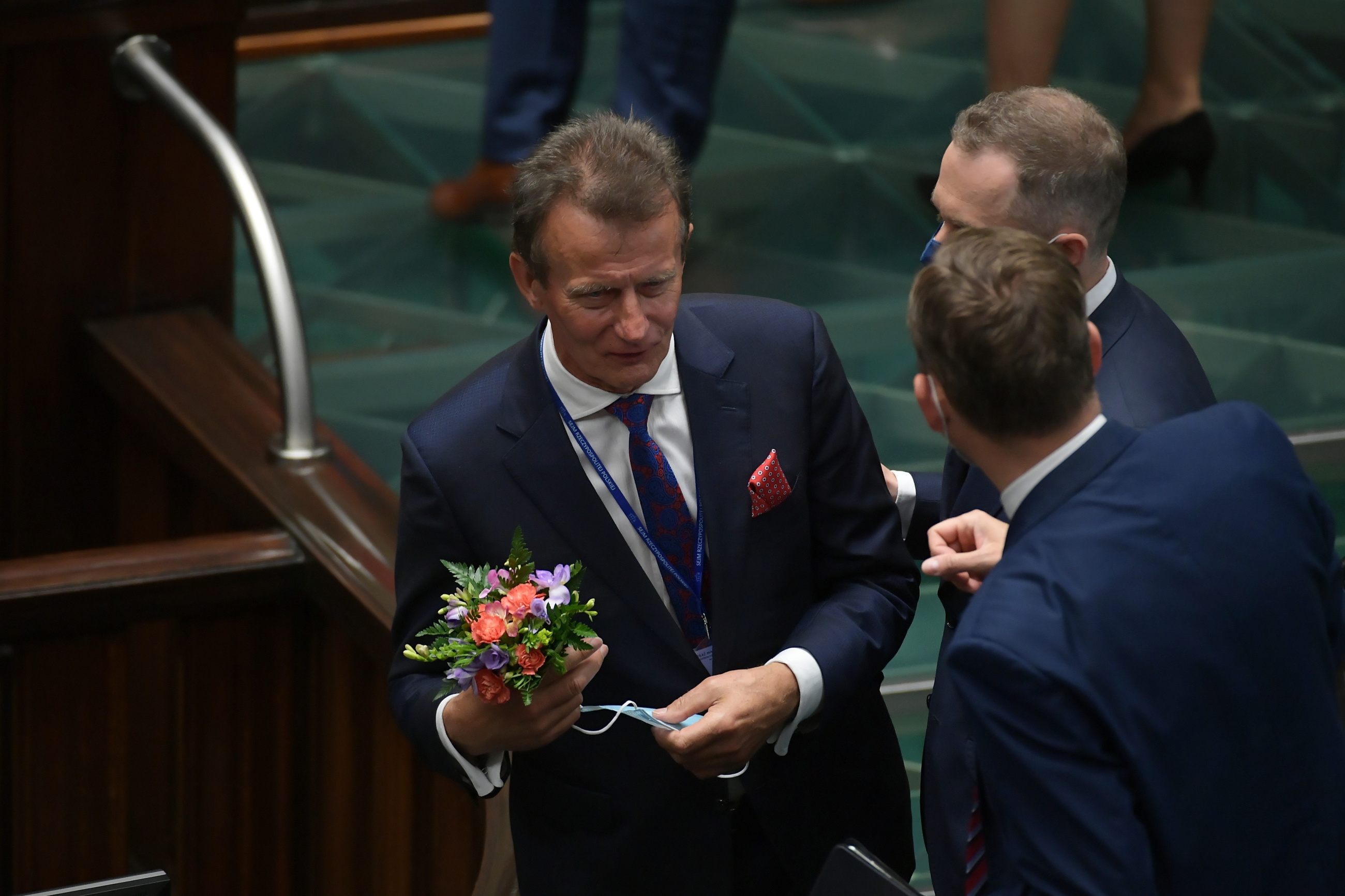 Poseł niezrzeszony Zbigniew Ajchler w Sejmie