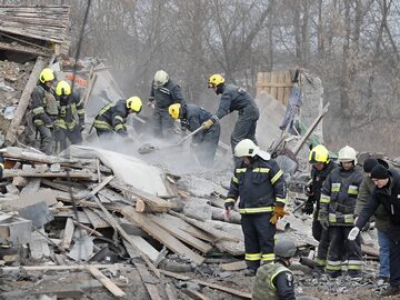 Akcja ratownicza, Ukraina, zdjęcie ilustracyjne