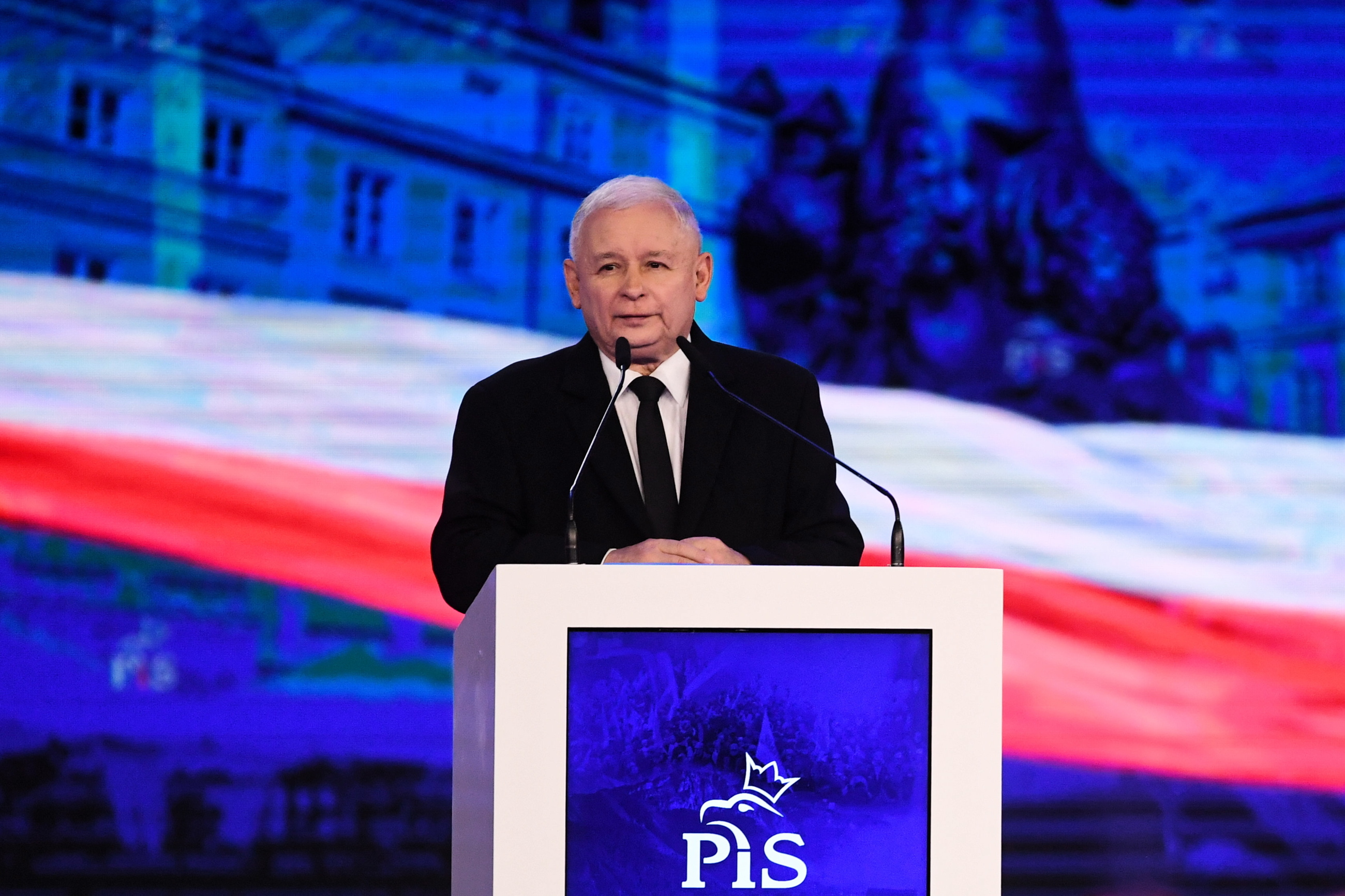 Prezes PiS Jarosław Kaczyński