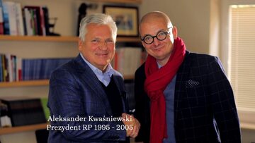 Aleksander Kwaśniewski i Michał Kamiński