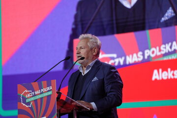 Aleksander Kwaśniewski podczas kongresu Nowej Lewicy