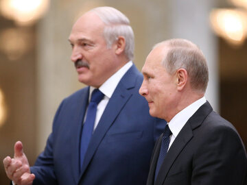Aleksandr Łukaszenka i Władimir Putin