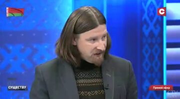 Aleksiej Dziermant w białoruskiej telewizji CTV