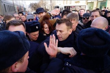 Aleksiej Nawalny, protesty w Moskwie
