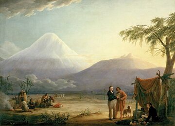 Alexander von Humboldt i Aimé Bonpland w czasie podróży po Ameryce Łacińskiej