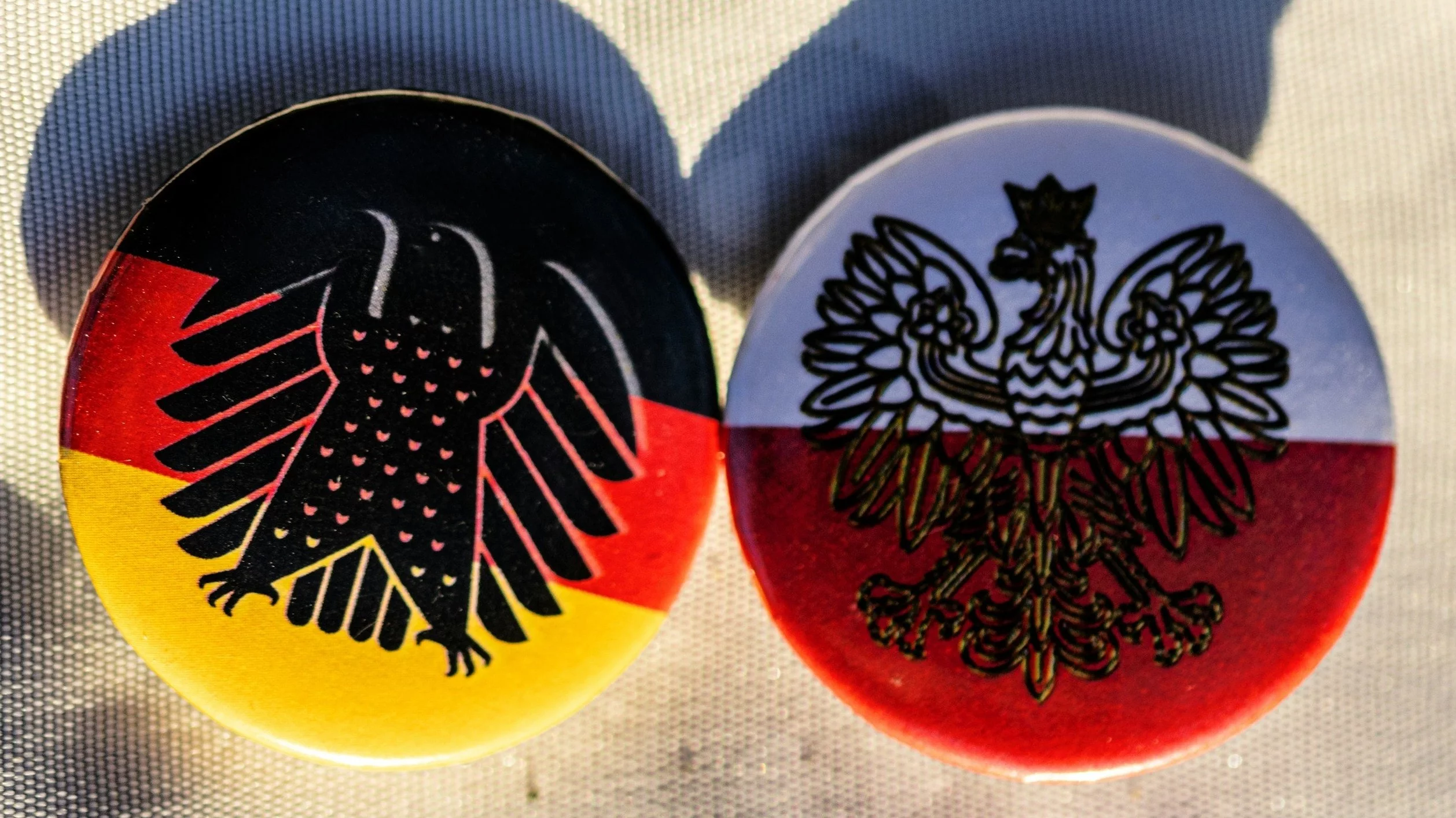 Symbole Polski i Niemiec
