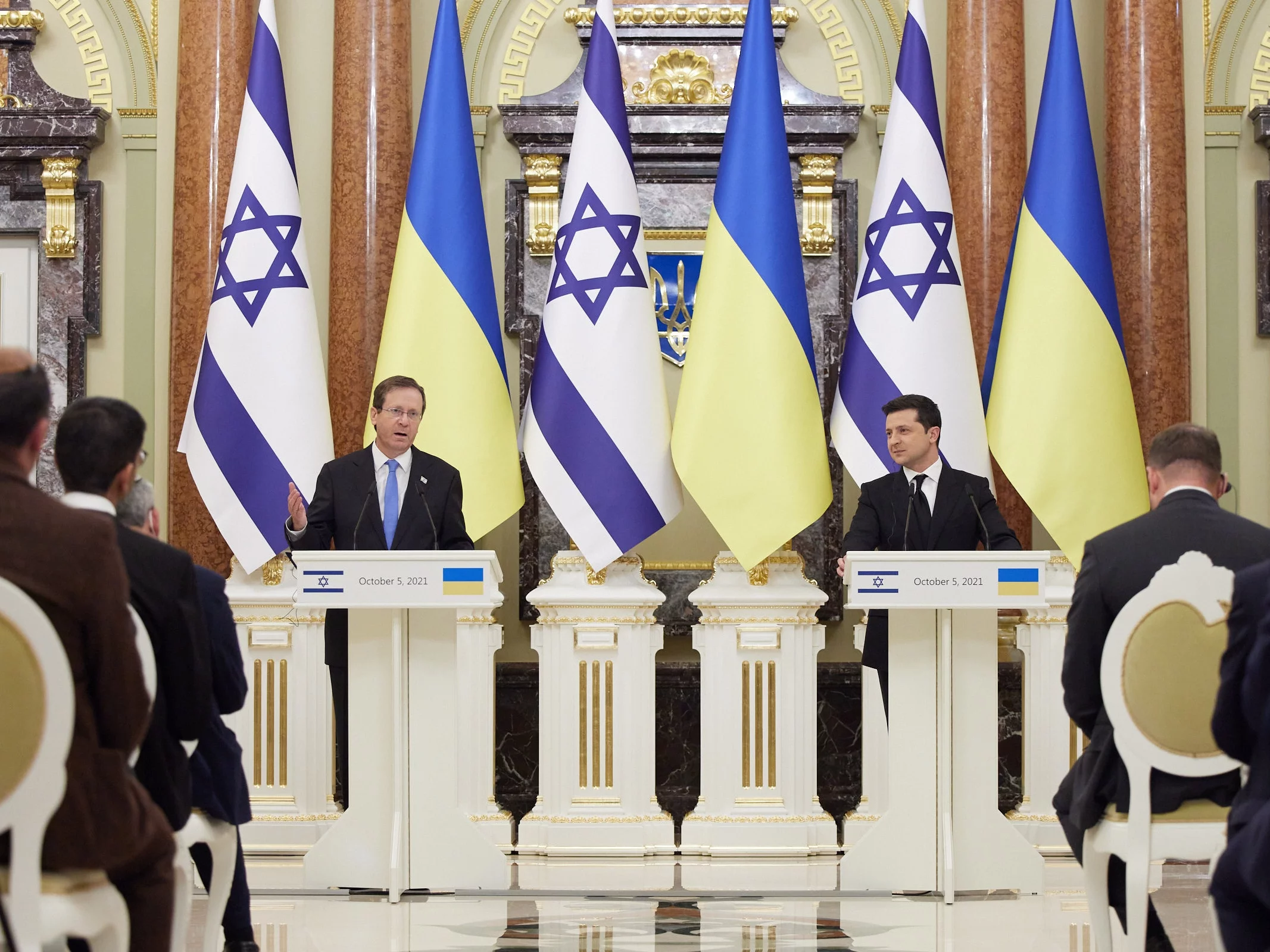 Spotkanie prezydentów Ukrainy i Izraela w Kijowie