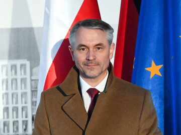 Ambasador Nadzwyczajny i Pełnomocny RP w RFN Dariusz Pawłoś.