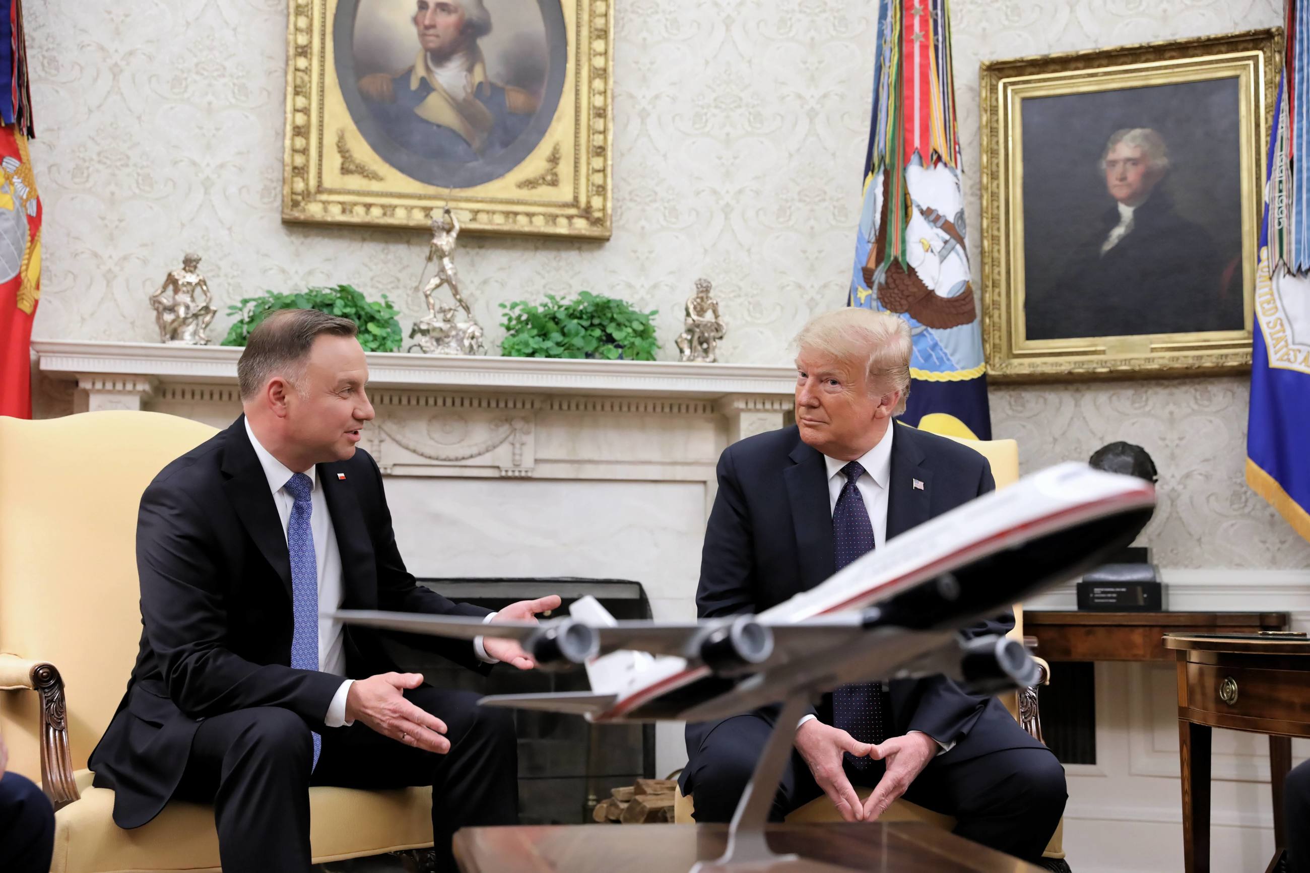 Andrzej Duda i Donald Trump