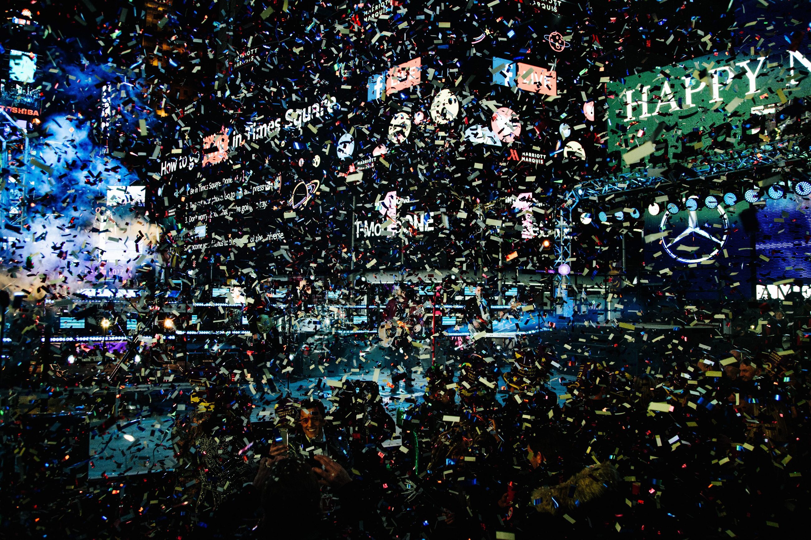 Sylwester w Nowym Jorku, w USA