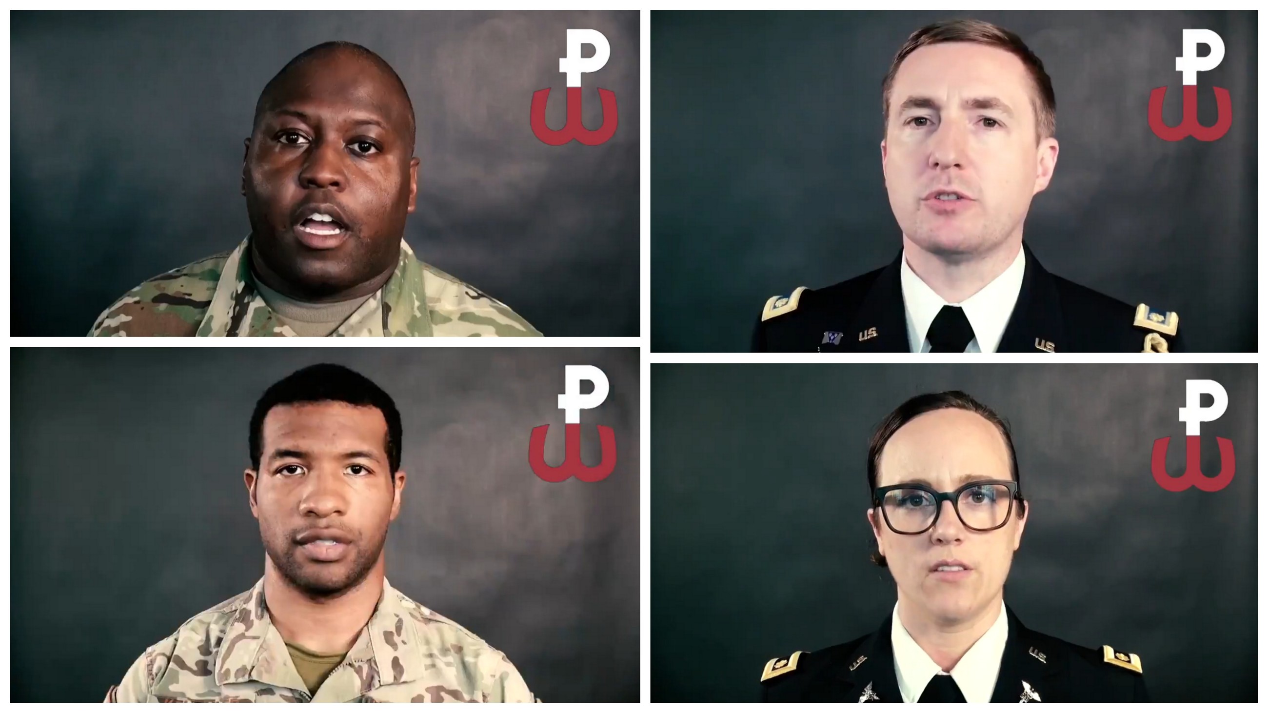 Amerykańscy żołnierze oddają hołd bohaterom Powstania Warszawskiego