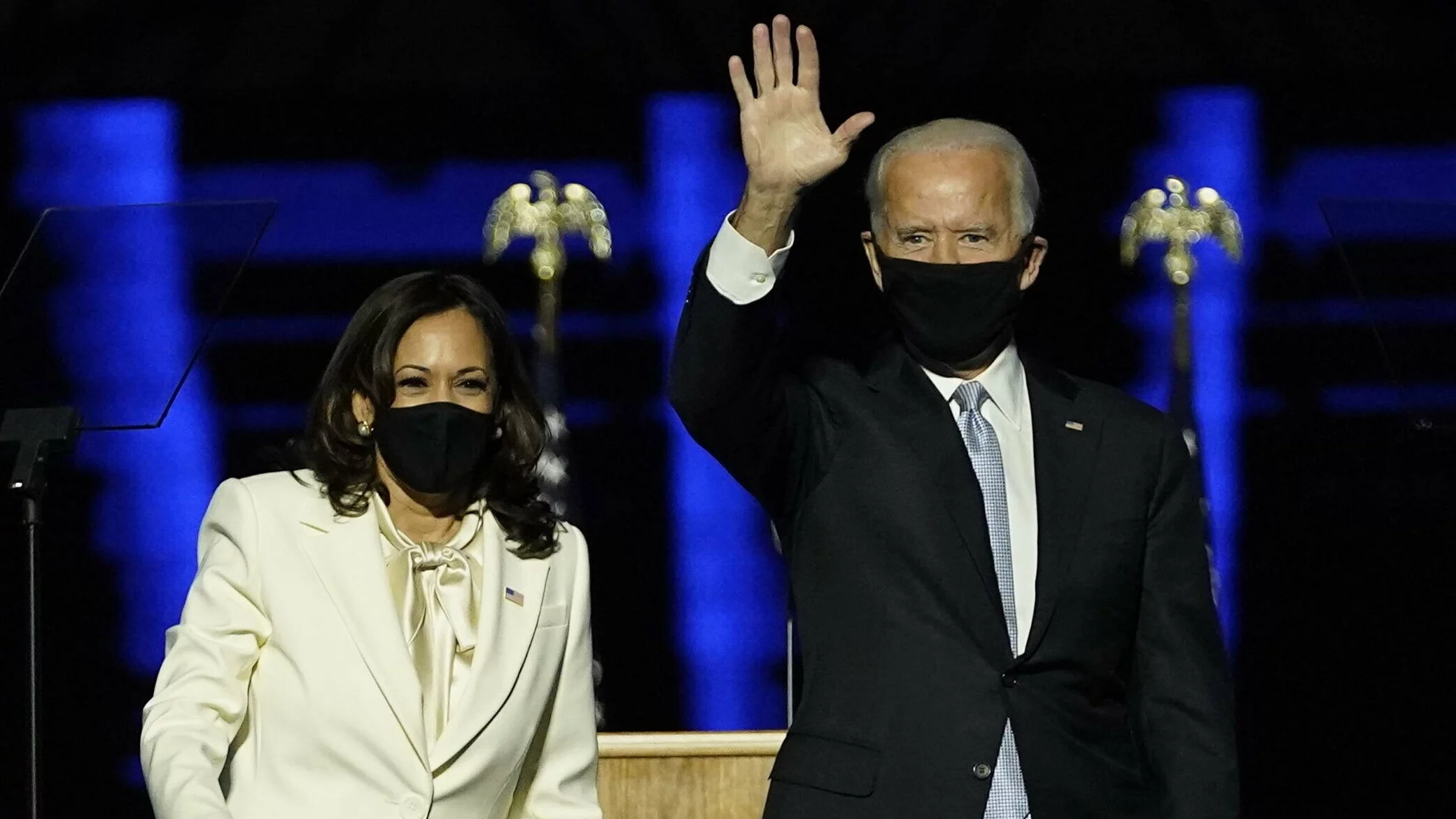 Wiceprezydent USA Kamala Harris i prezydent USA Joe Biden