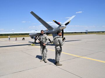 Amerykański dron bojowy MQ-9 REAPER, zdjęcie ilustracyjne